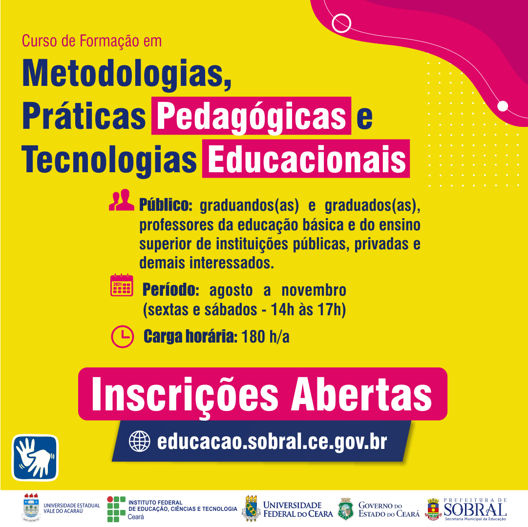 ESFAPEGE CURSO DE APERFEIÇOAMENTO EM METODOLOGIAS, PRÁTICAS PEDAGÓGICAS E TECNOLOGIAS EDUCACIONAIS