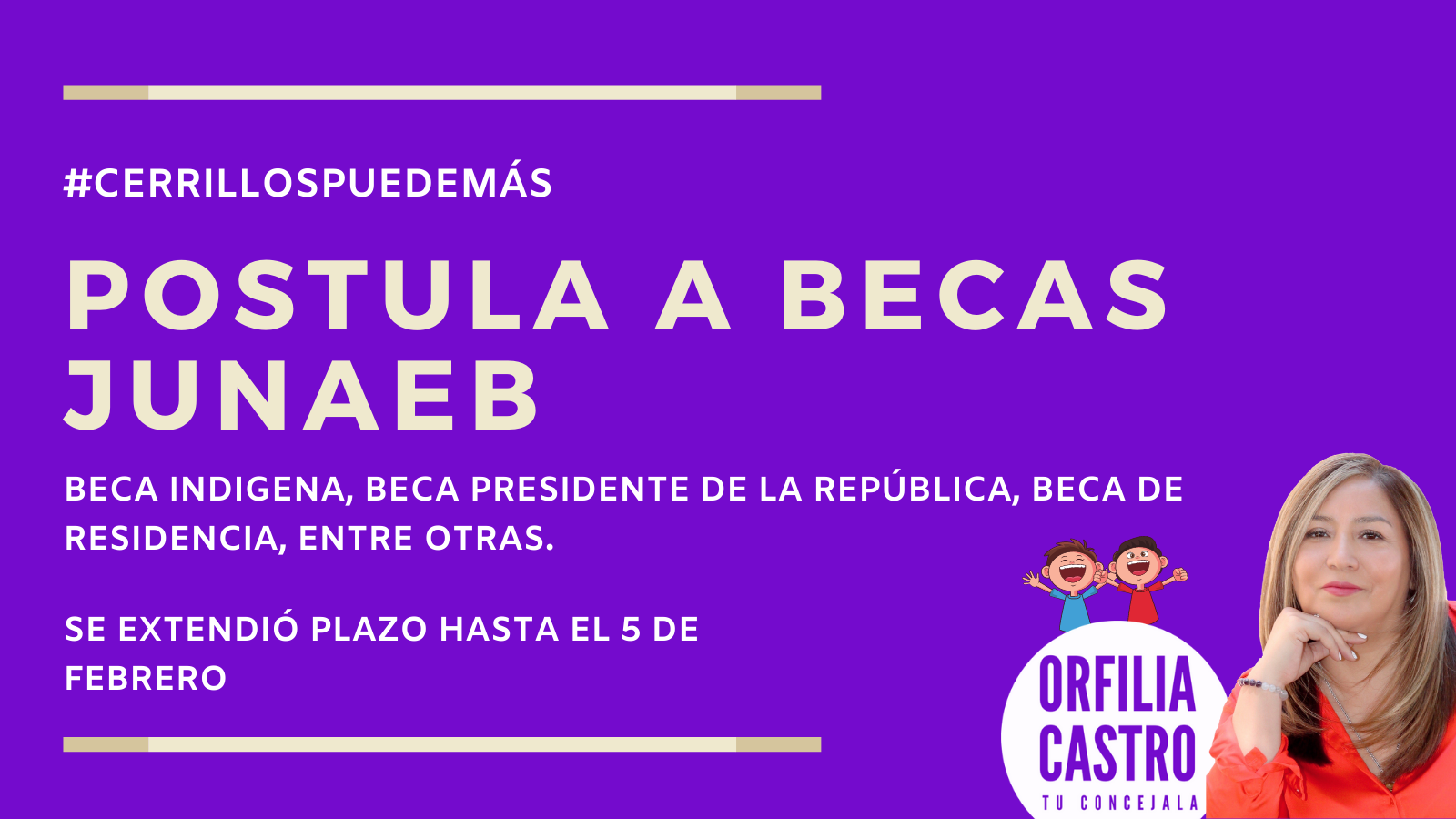 ORFILIA CASTRO BECAS JUNAEB 2021 ¿Cómo solicitar o renovar estos beneficios?