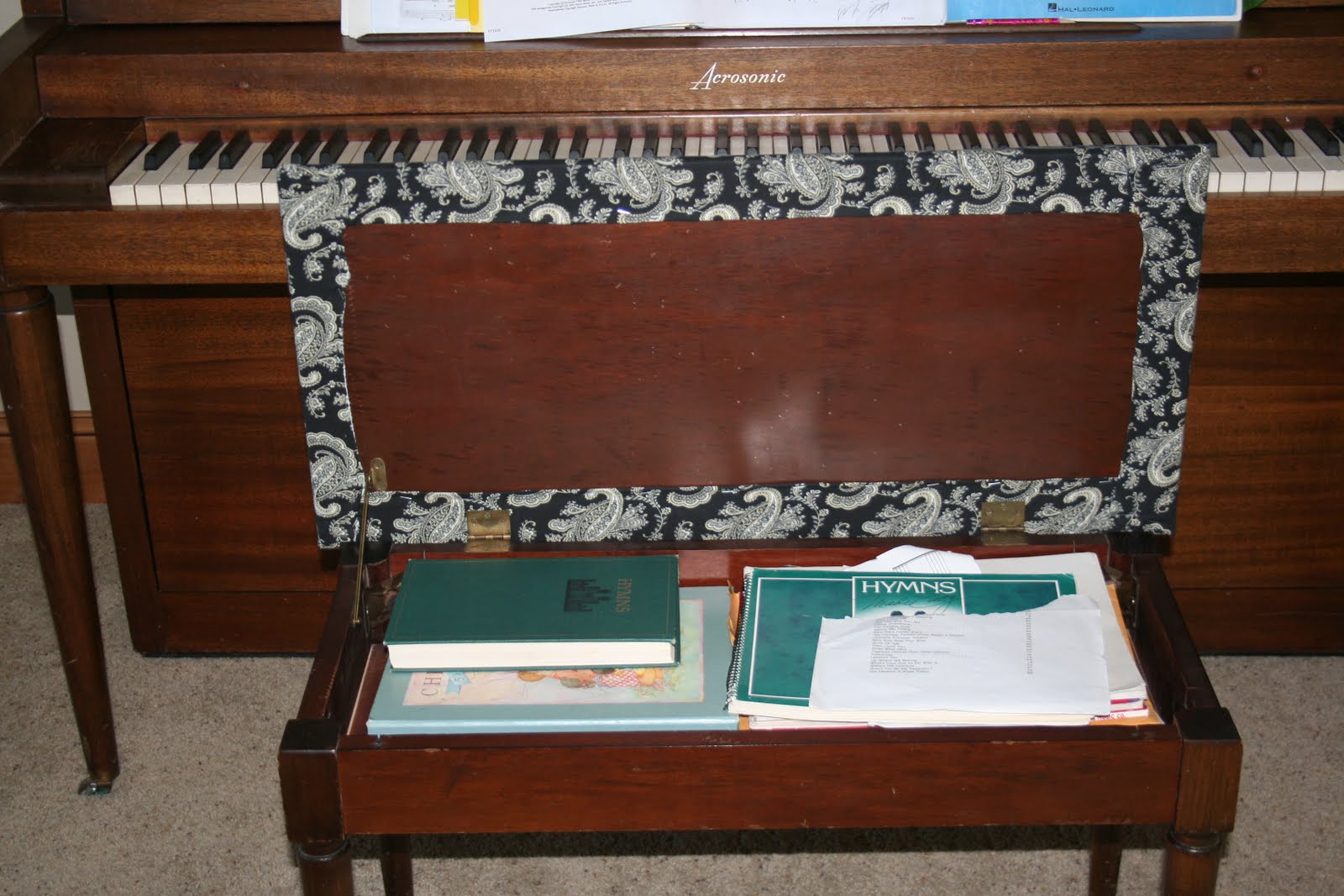 Pieces By Lisa Piano Bench Cushion