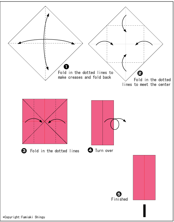 Alphabet I Easy Origami instructions For Kids