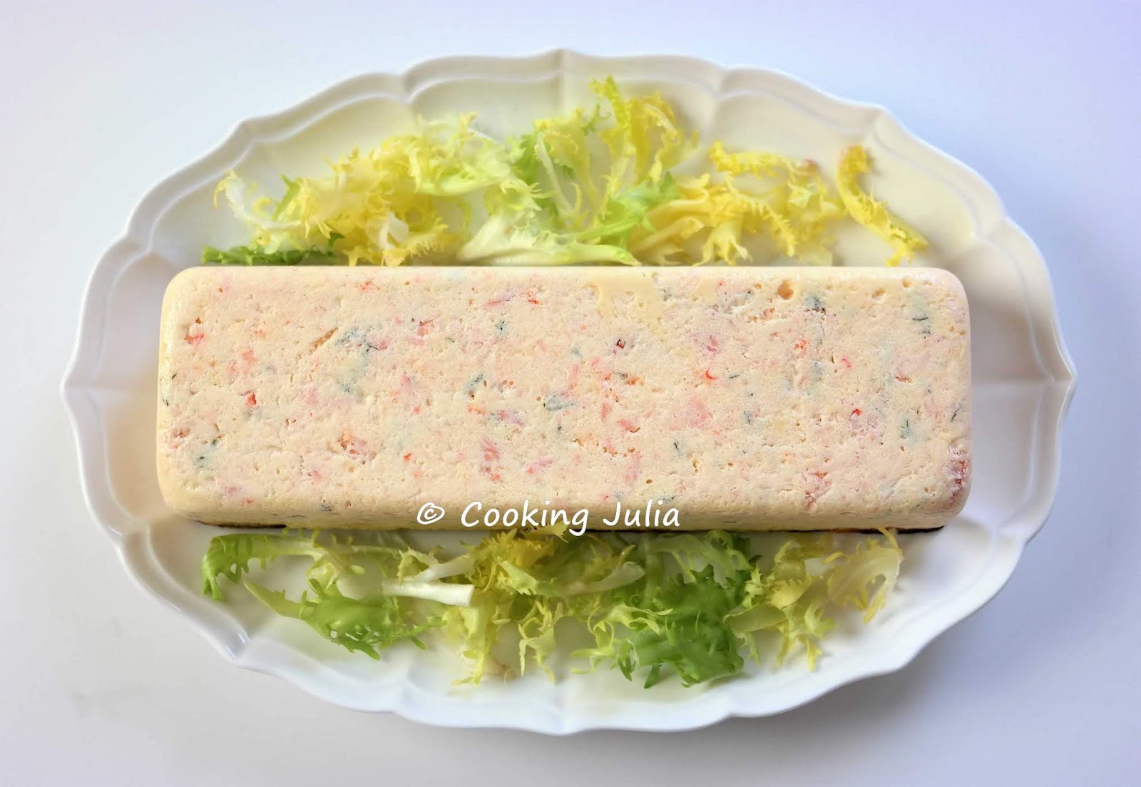 COOKING JULIA TERRINE DE CREVETTES ET SAUMON FUMÉ