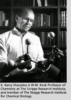 “Click Chemistry” の発明者：<br>Barry Sharpless　教授