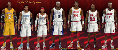 NBA 2K13 Players Body Mod Fix Shoes Legs Size 