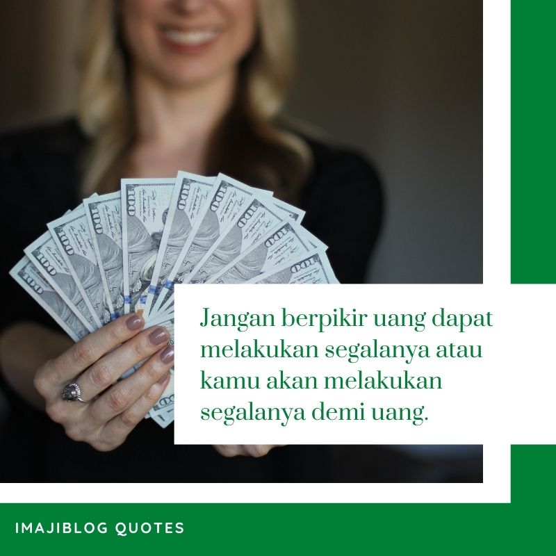 50 Kata-Kata Mutiara Tentang Uang, Penuh Dengan Pembelajaran - ImajiBlog