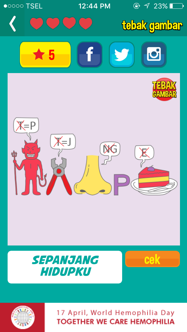 Jawaban Tebak Gambar Beserta Gambarnya Level 29 (New