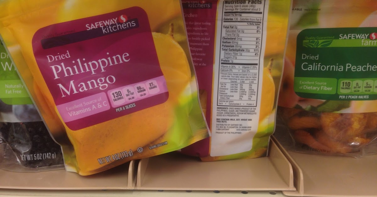 Healthy Grocery Dried Philippine Mango, Safeway Kitchens, 4 oz Safeway