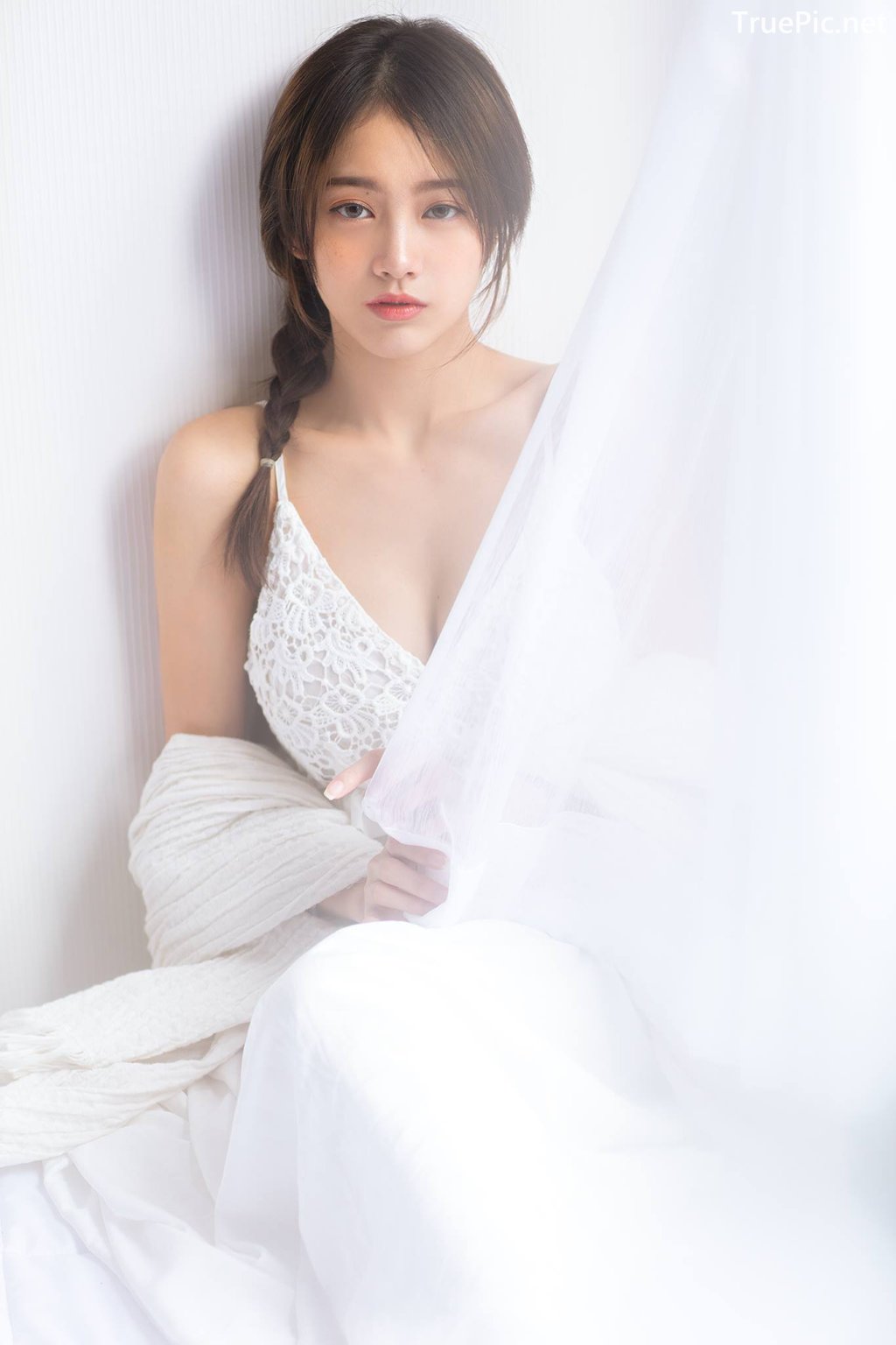 Image Thailand Model - Pimploy Chitranapawong - Beautiful In White - TruePic.net - Picture-31