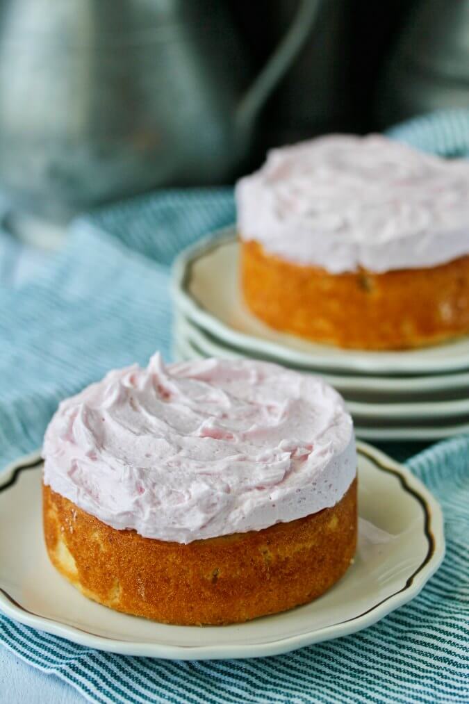 Hibiscus Buttermilk Cakes Karen's Kitchen Stories