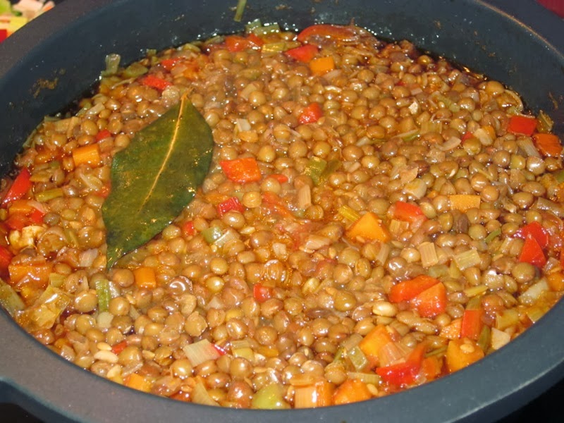 Gastronofilia: Lentejas vegetarianas