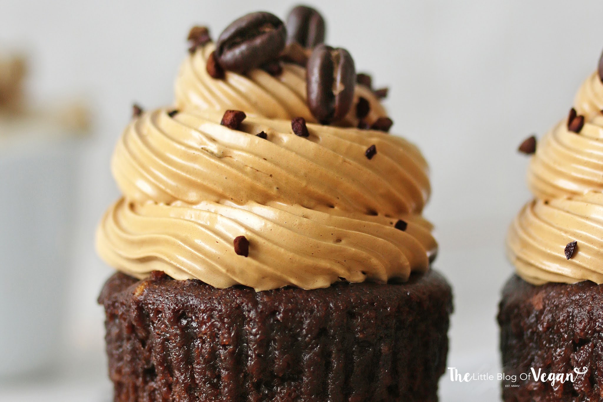 Vegan Chocolate Dalgona Cupcakes recipe