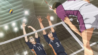 ハイキュー!! アニメ3期4話 | 月島蛍 Kei Tsukishima CV. 内山昂輝 | Karasuno vs Shiratorizawa | HAIKYU!! Season3