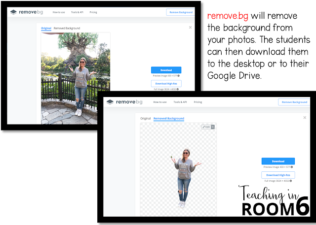 Using remove.bg is a great way to add a little personal flair to documents during distance learning Kids can add a picture of themselves to their work using remove.bg to take out any background fluff