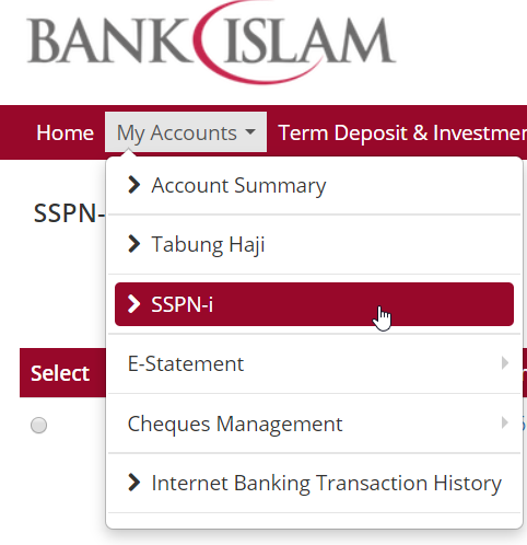 Bank islam online