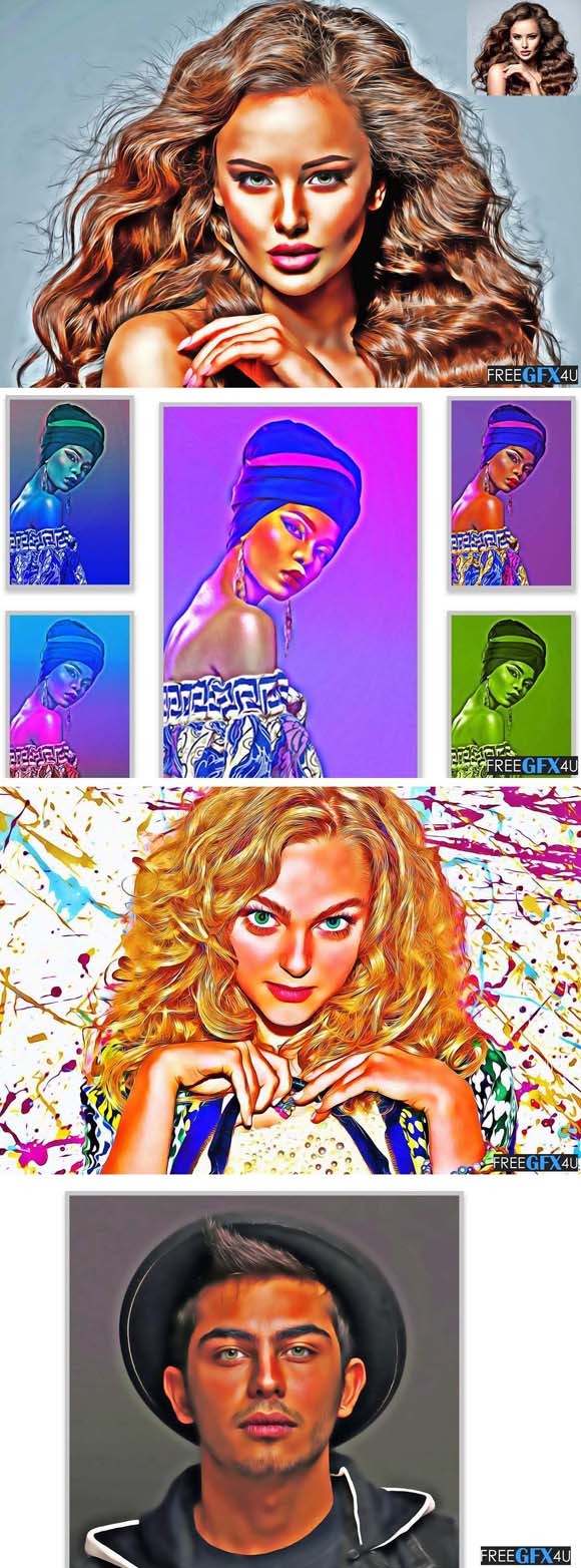 Download Realistic Oil Paint Photoshop Action Realistic Oil Paint Photoshop Action