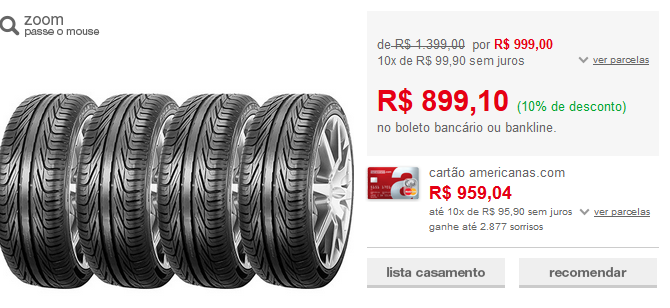 Kit com 4 Pneus Pirelli Aro 15 195/55R15 Phantom 85W > - Bem Barato