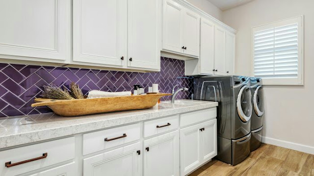 purple kitchen designs