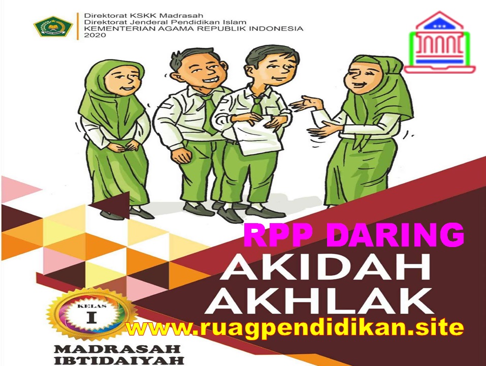 RPP Daring 1 Lembar Akidah Akhlak Lengkap Semester 1 Kelas 1 SD/MI