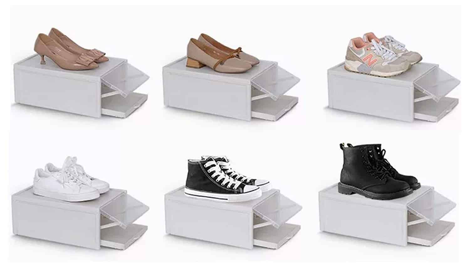 Drawer Type Shoe Box Type Design Set Of 3 Push Pull Transparent Shoe Container Home Organizer Clear Plastic Shoe Storage For Women Mega News