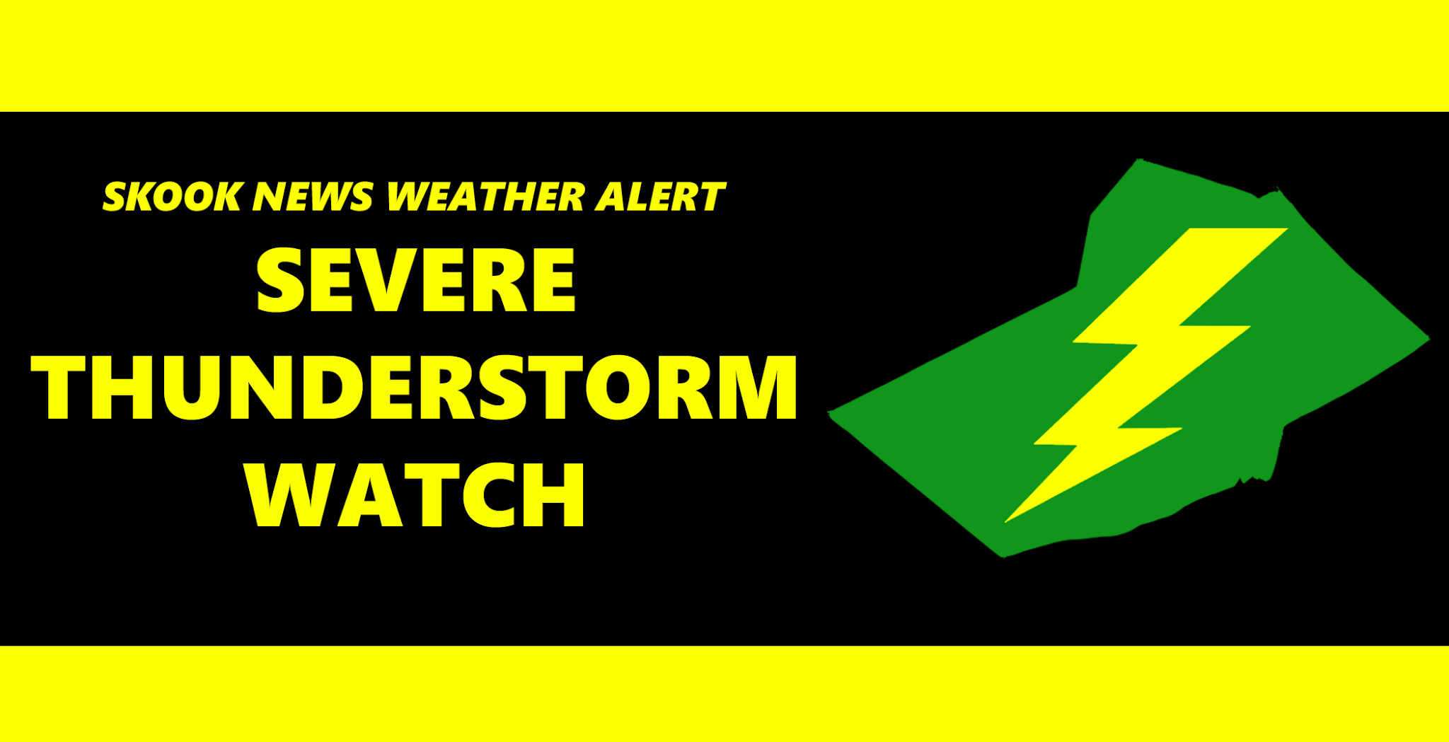 Weather Alert Severe Thunderstorm Watch Issued For Tuesday Afternoon