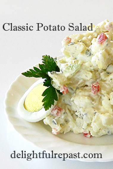 Perfect Potato Salad - The Summer Classic Comfort Food / www.delightfulrepast.com