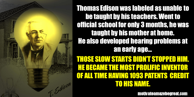 Success Stories From Famous People Who Failed Before Succeeding: Thomas Edison