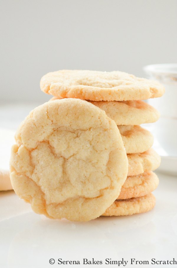 Soft Chewy Sugar Cookie Recipe is a favorite Christmas Cookie from Serena Bakes Simply From Scratch.