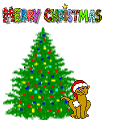 christmas animated tree merry animation clip lights christian clipart xmas holiday funny decorations graphics arts border scenes glitter quotes animations