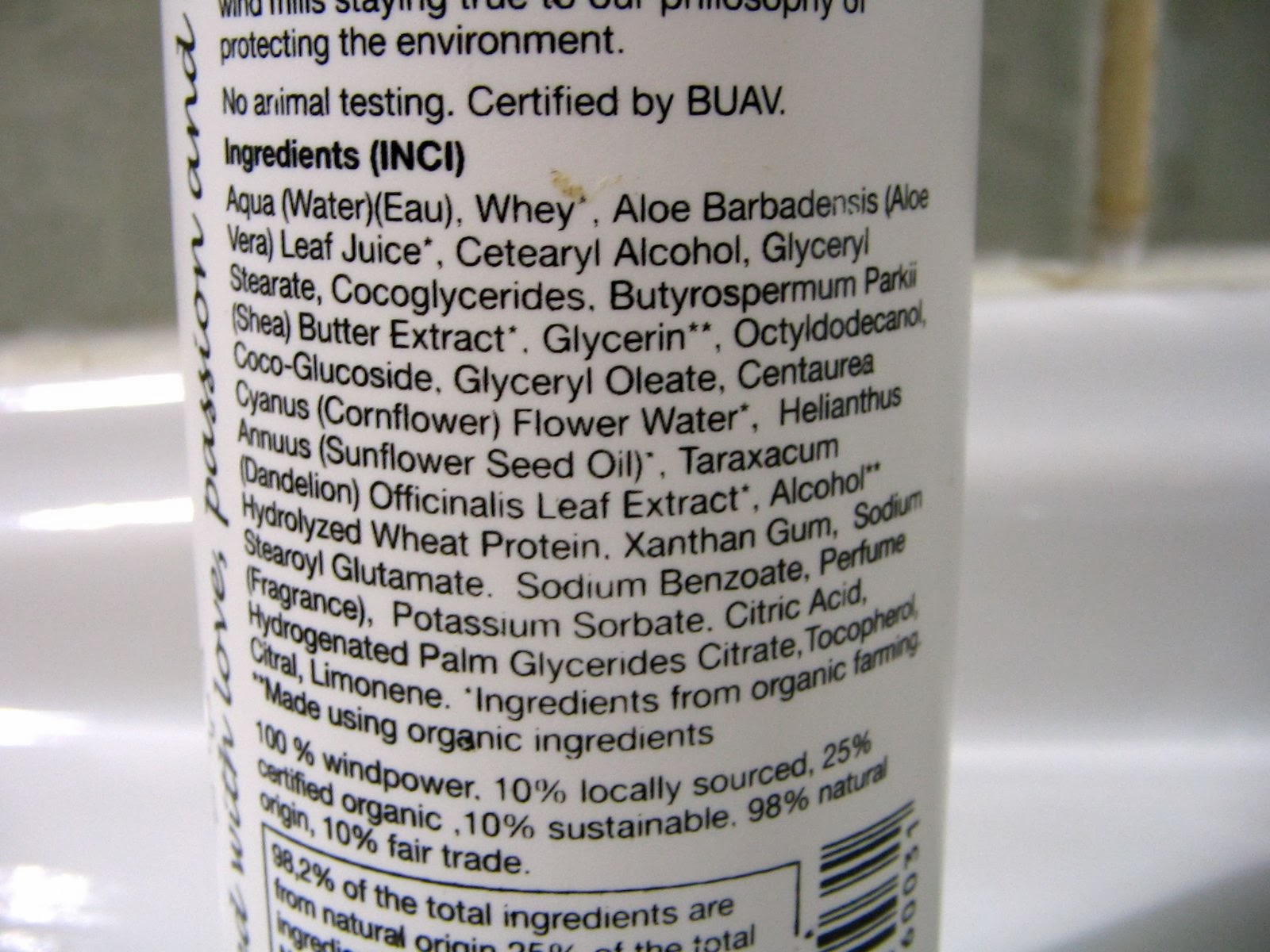 The Male Edit Unique Nature Organic Shampoo and Conditioner review