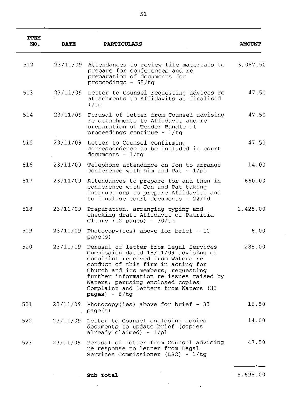 Filed Application for Assessment of Solicitor/Client Costs Filed Application for Assessment of Solicitor/Client Costs