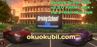Driving School Sim v2.3.0 Kilitler Açık + Para Hileli Mod Apk İndir 2020