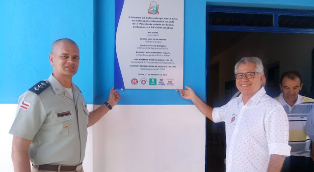 3º Pelotão da Polícia Militar é reinaugurado após reforma, em Saúde