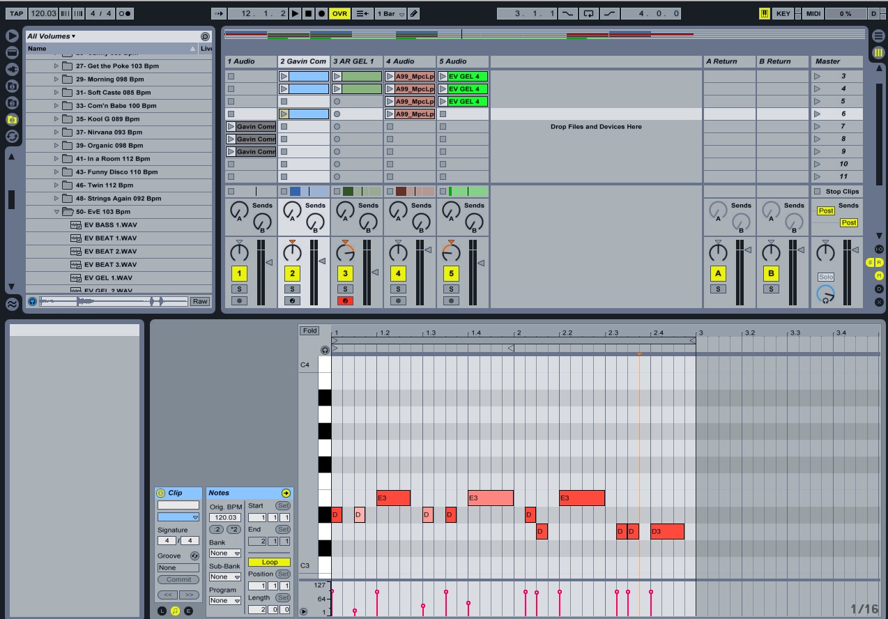 abdirahman blanchctc Blog Ableton Exercise 2 MIDI Sampler
