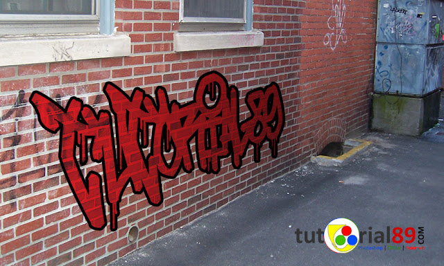 Cara membuat tulisan graffiti dengan photoshop