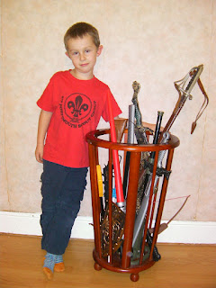 plastic weapons for a six year old boy