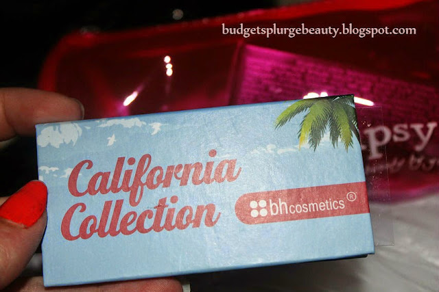 bh cosmetics california collection sample packaging