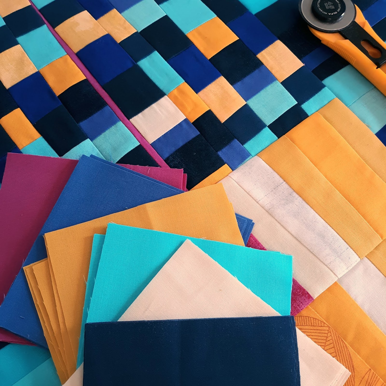 June 2021 WIPs: Scrap quilt, Dawn jean shorts, Fit issues with