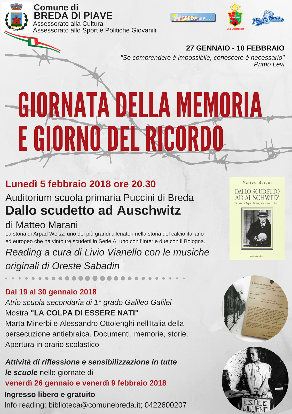 BiblioBredaBlog Per non dimenticare giorno della Memoria e giorno del