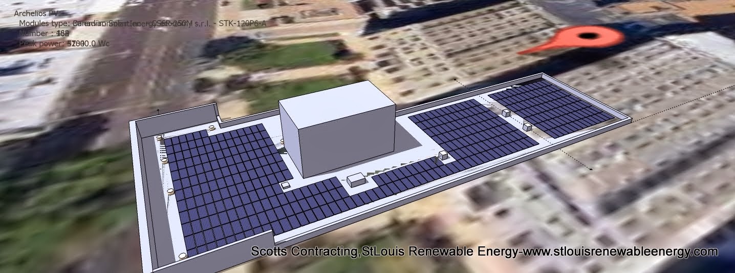 Insert SketchUp CAD Design into Google Earth for Clean Energy Production Report 