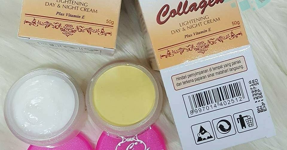 CREAM COLLAGEN THE FACE BPOM TUTUP PINK 081555888373 Gogreen Kosmetik