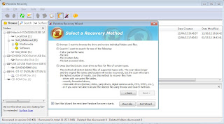 Mengembalikan File dengan Software Pandora Recovery 4