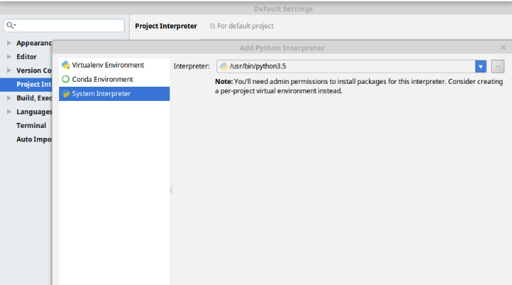 Python language : Interpreter of python language
