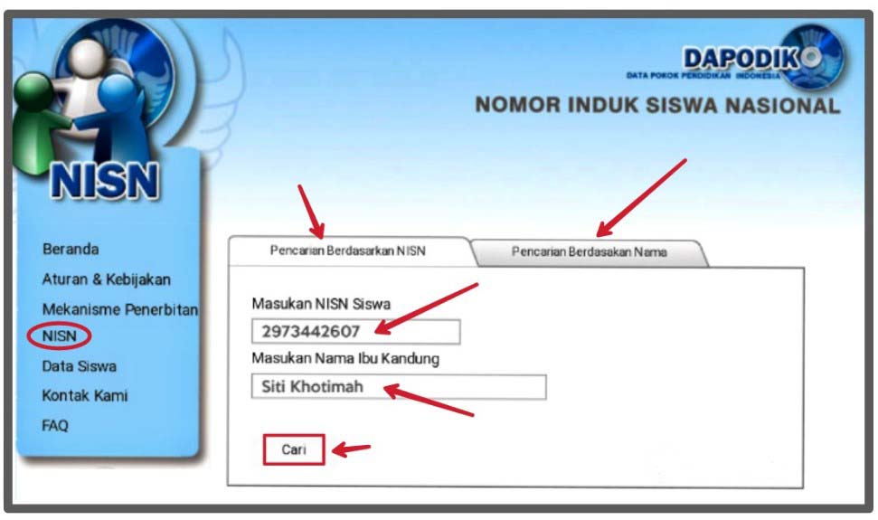 Cara Cek Data Lengkap Siswa Cara Cek Data Lengkap Siswa
