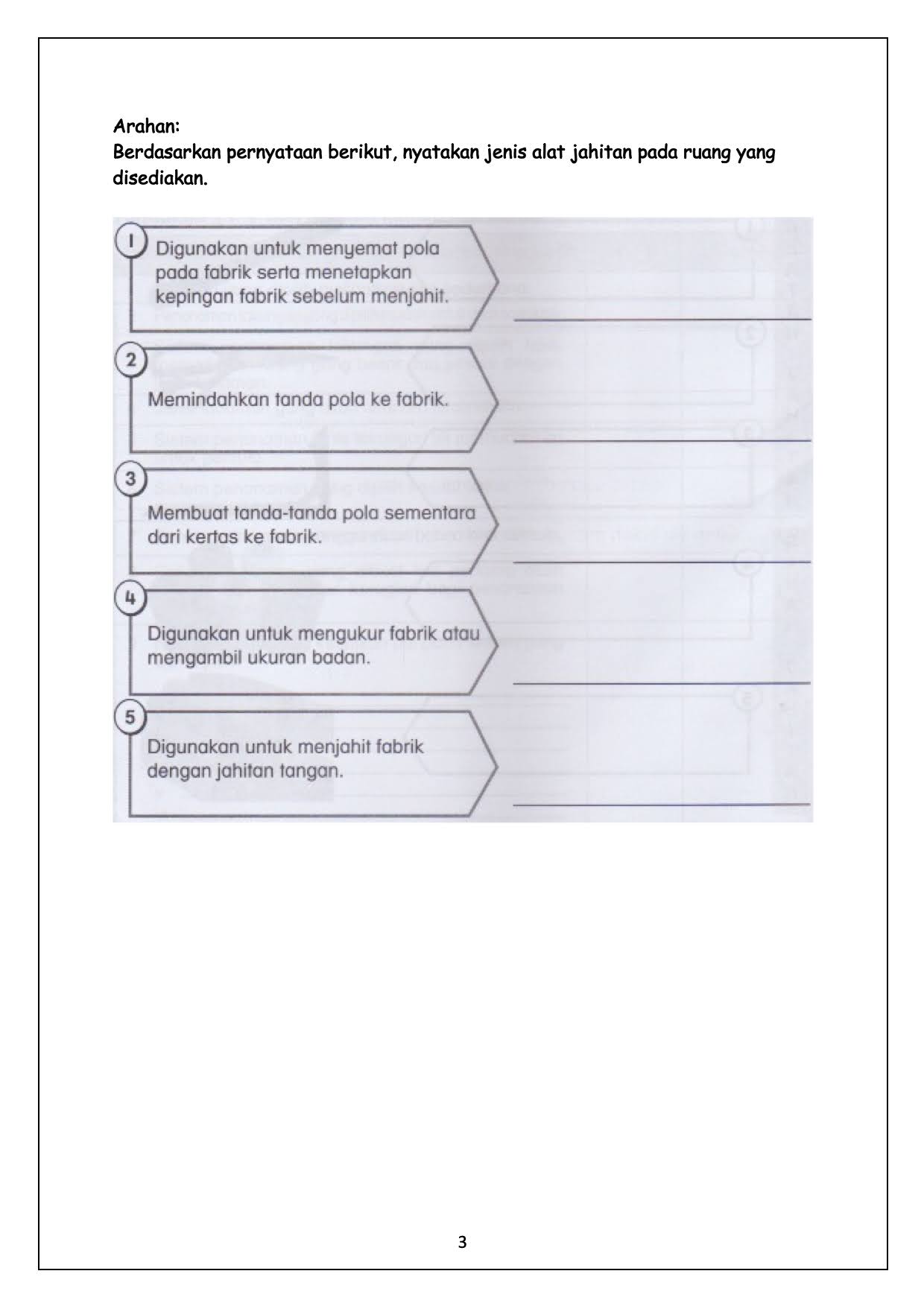 Pengembala Biribiri 🐑 Latihan 2 Teknologi Rumah Tangga Kenali Alat