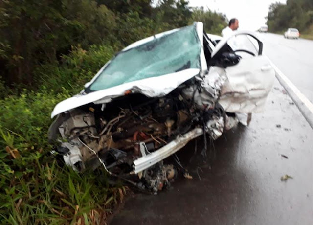 Quatro pessoas morrem em acidente na BR-101, no município de Laje