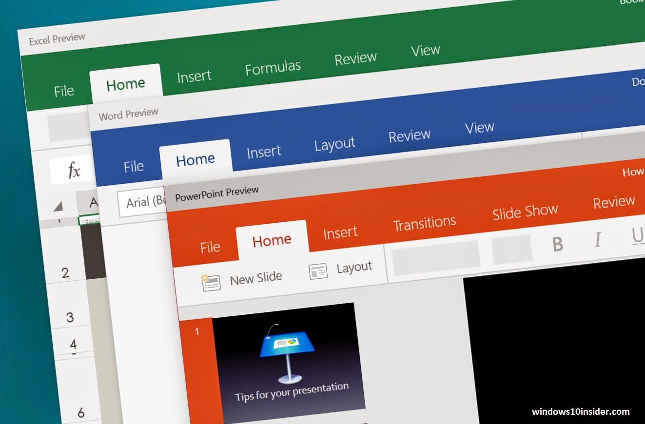 Microsoft Office for Windows 10 is available now  Windows 10 Insider