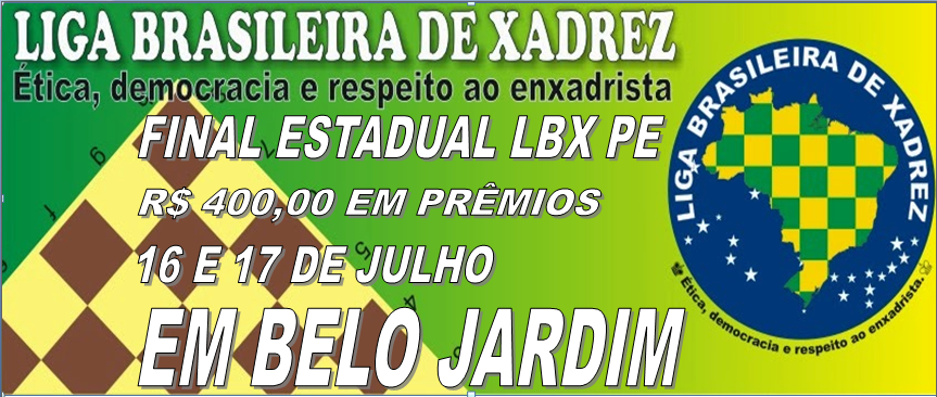MESTRE DA LBX VICTOR GABRIEL - Liga Brasileira de Xadrez