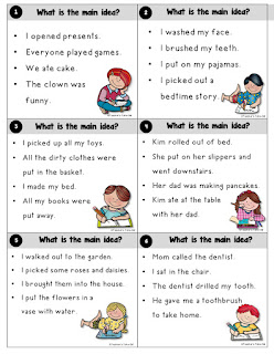 Main Idea Game or Center | Teacher's Take-Out
