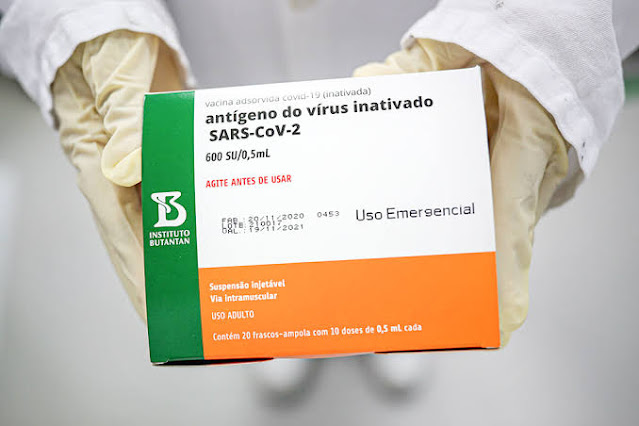Pernambuco recebe mais 52.600 doses da CoronaVac