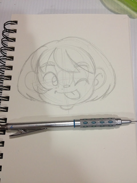 Kids Kawaii Sketchbook: Drawing notebook with cute cupcake and clouds