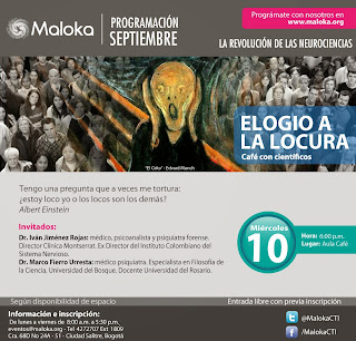 Elogio a la locura en Maloka - Septiembre 10 2014 - Bogotá